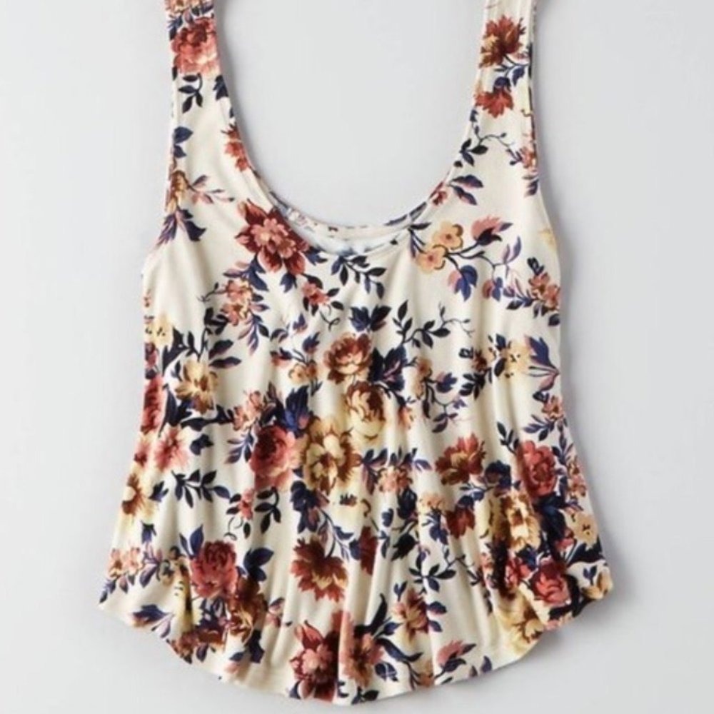AEO Soft and Sexy Floral Tank Top